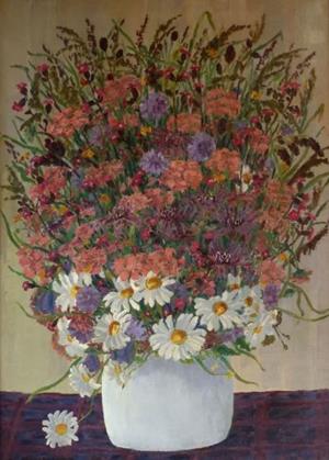 Prachtvoller Feldblumenstrauss, um 1912