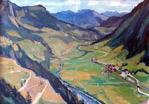 Valle Leventino mit Ambri-Piotta, 1943
