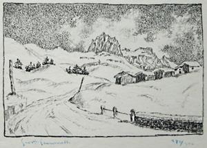 Maloja im Winter, 1928