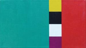 Konkretion mit drei Farbkomplementen I, 1954/58