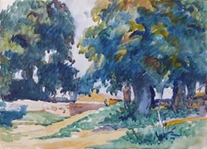 Bäume bei Monteluco, 1931